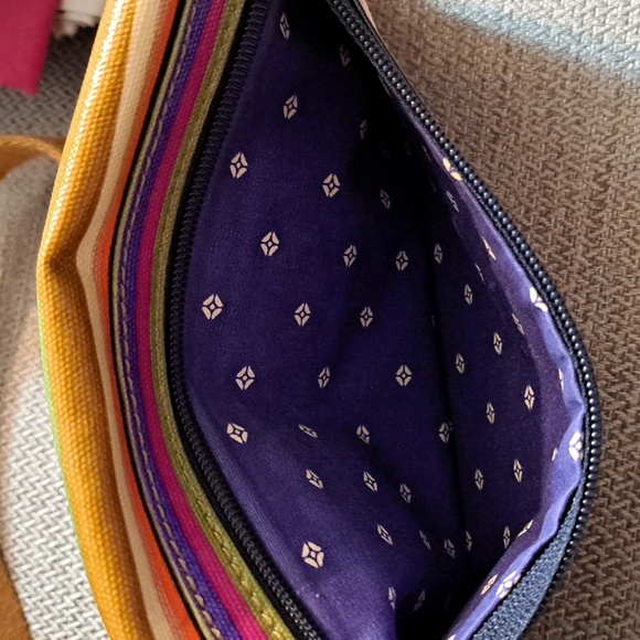 Fossil KeyPer Crossbody Bag Multicolor Stripes - Picture 5 of 7